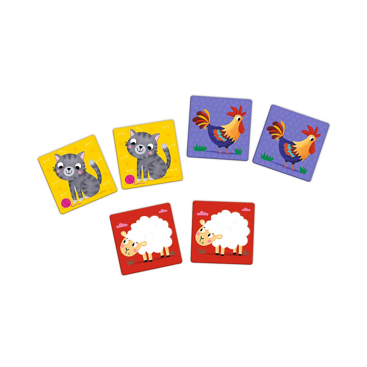 Gra pamięciowa Trefl Memos Maxi Zwierzątka farma (02266)