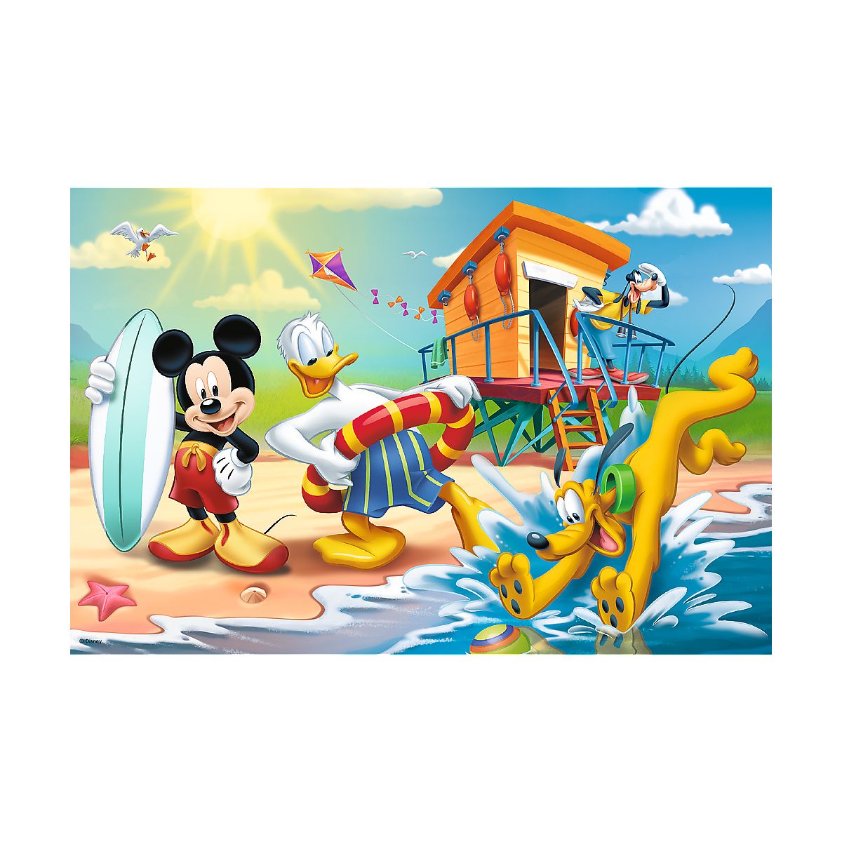 Puzzle Trefl Ciekawy dzień Mikiego i przyjaciół 60 el. (17359)