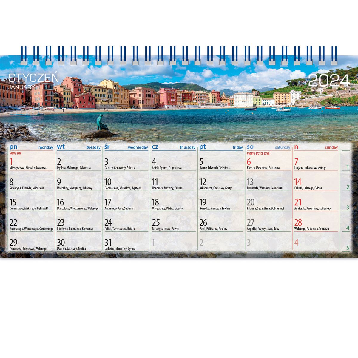 Kalendarz biurkowy Wydawnictwo Telegraph Explorer 230mm x 170mm (H1)