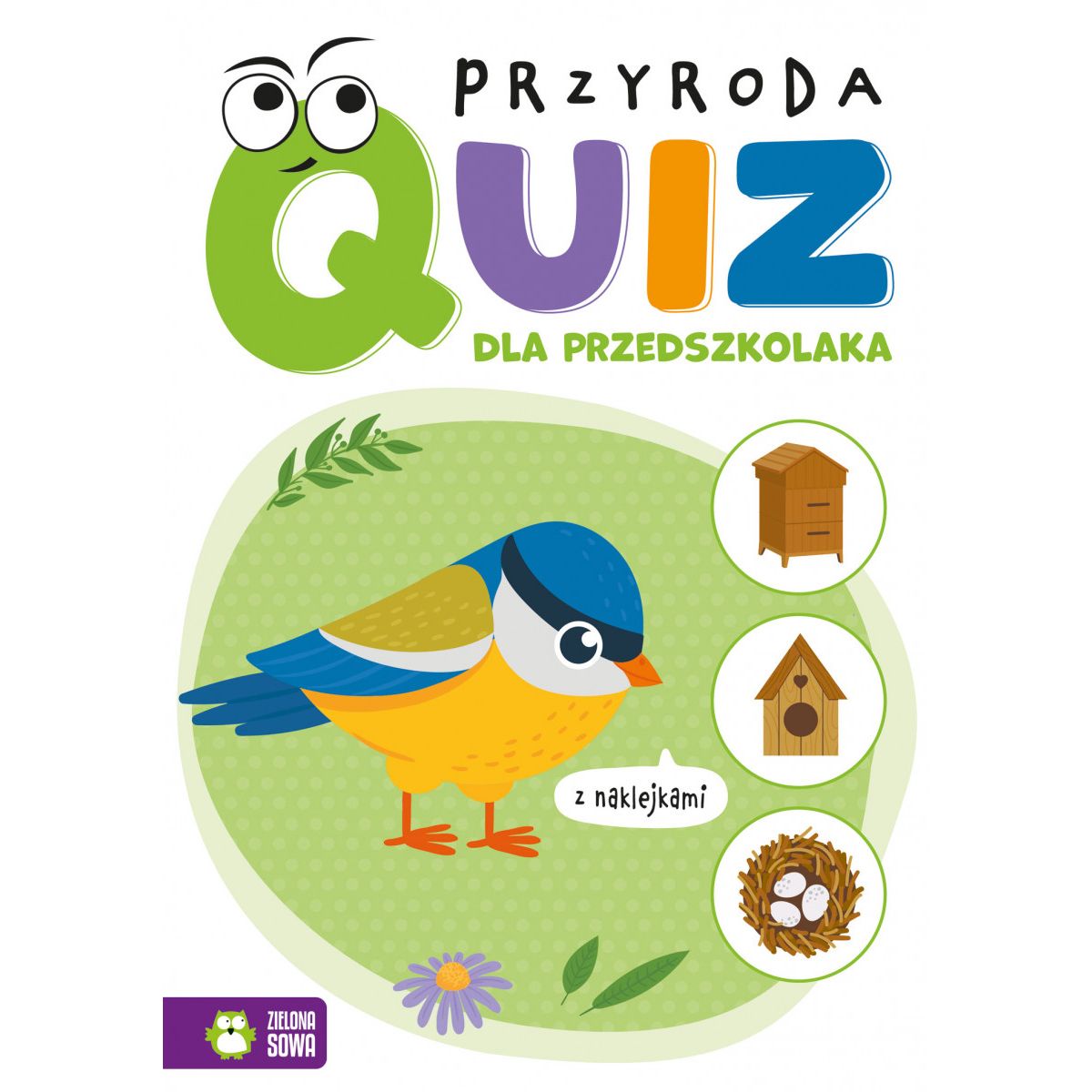 Książeczka edukacyjna Quiz dla przedszkolaka. Podróże Zielona Sowa