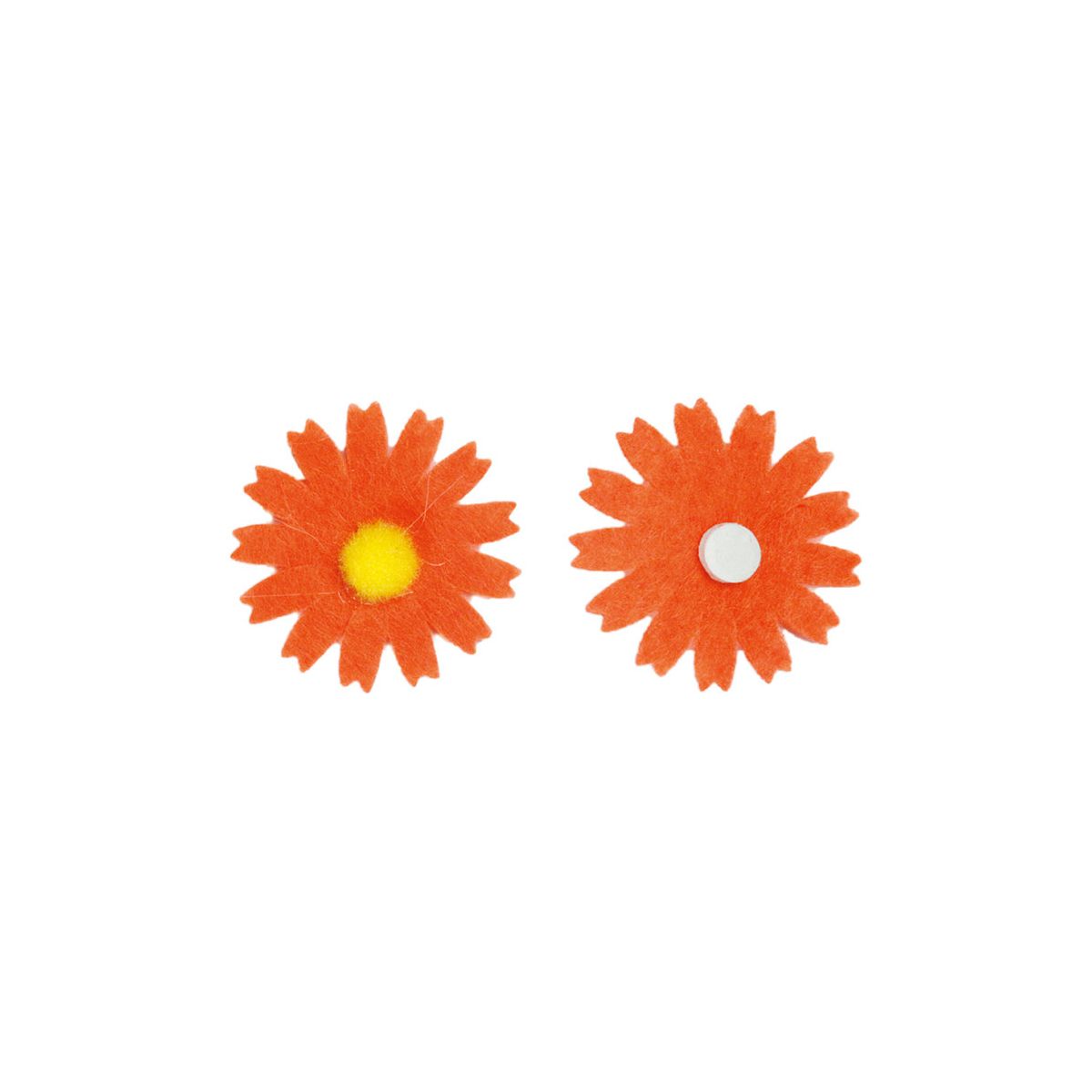 Ozdoba filcowa Titanum Craft-Fun Series kwiaty samoprzylepna (7534C)