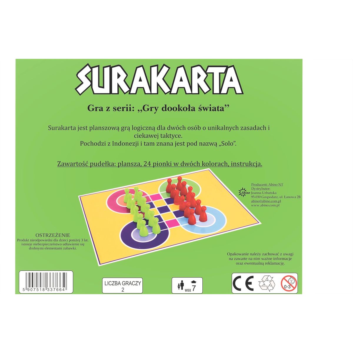 Gra edukacyjna Abino SURAKARTA