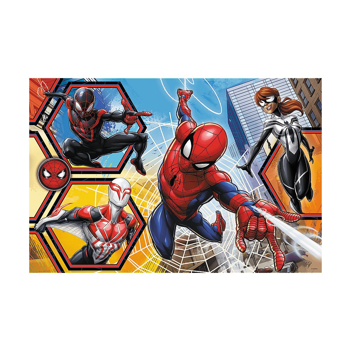 Puzzle Trefl Spiderman Super maxi Spiderman wyrusza do akcji 24 el. (41006)