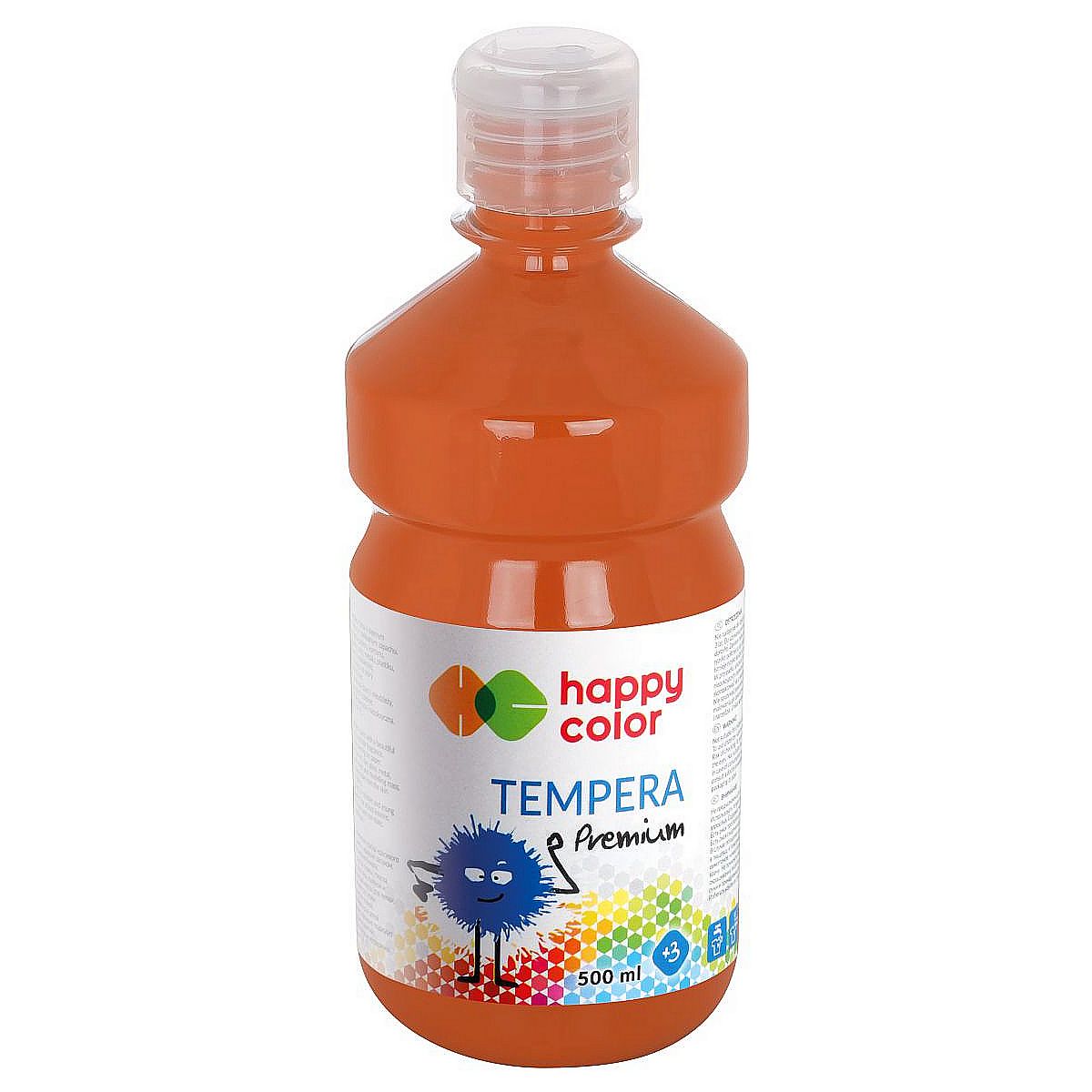 Farba tempera Happy Color kolor: brązowy 500ml 1 kolor. (HA 3310 0500-7)