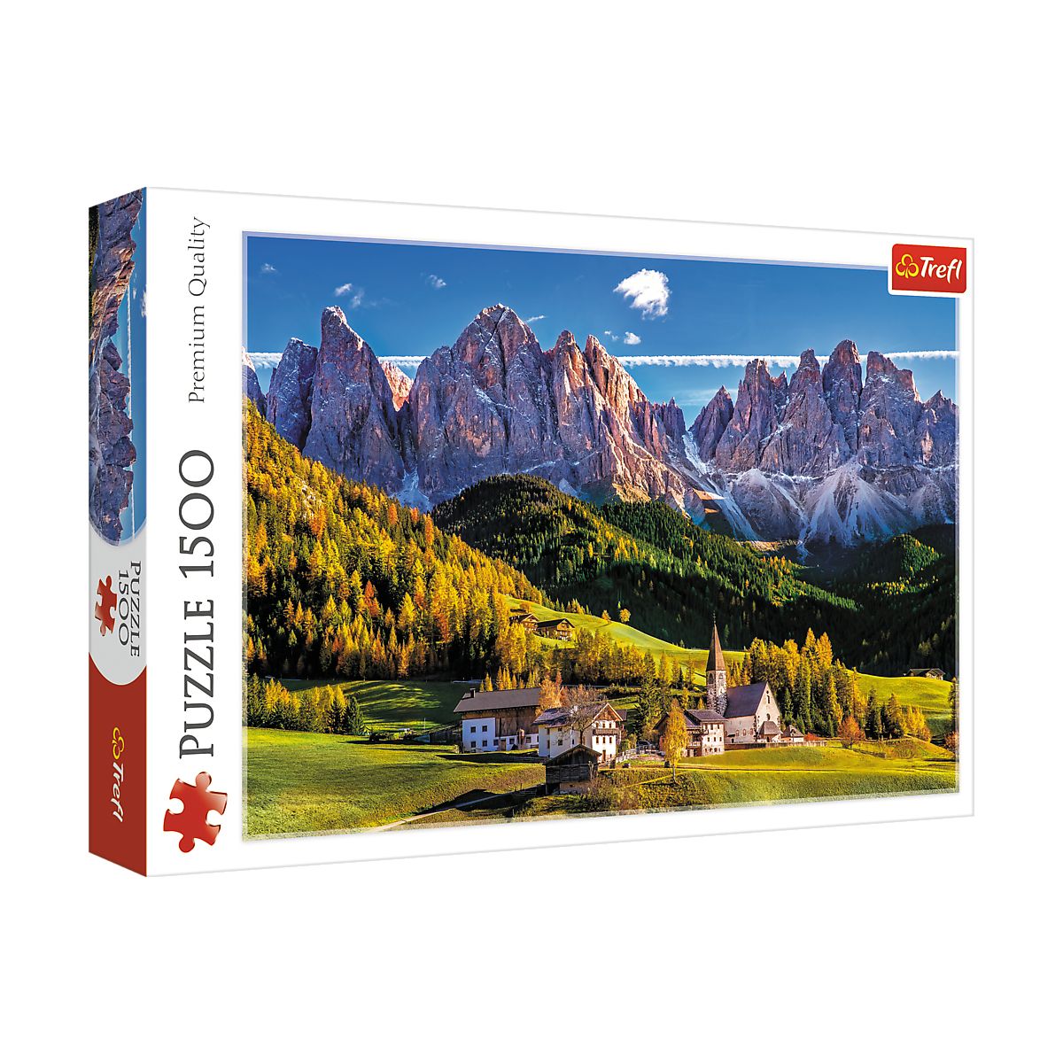 Puzzle Trefl Dolina Val di Funes, Dolomity, Włochy 1500 el. (26163)