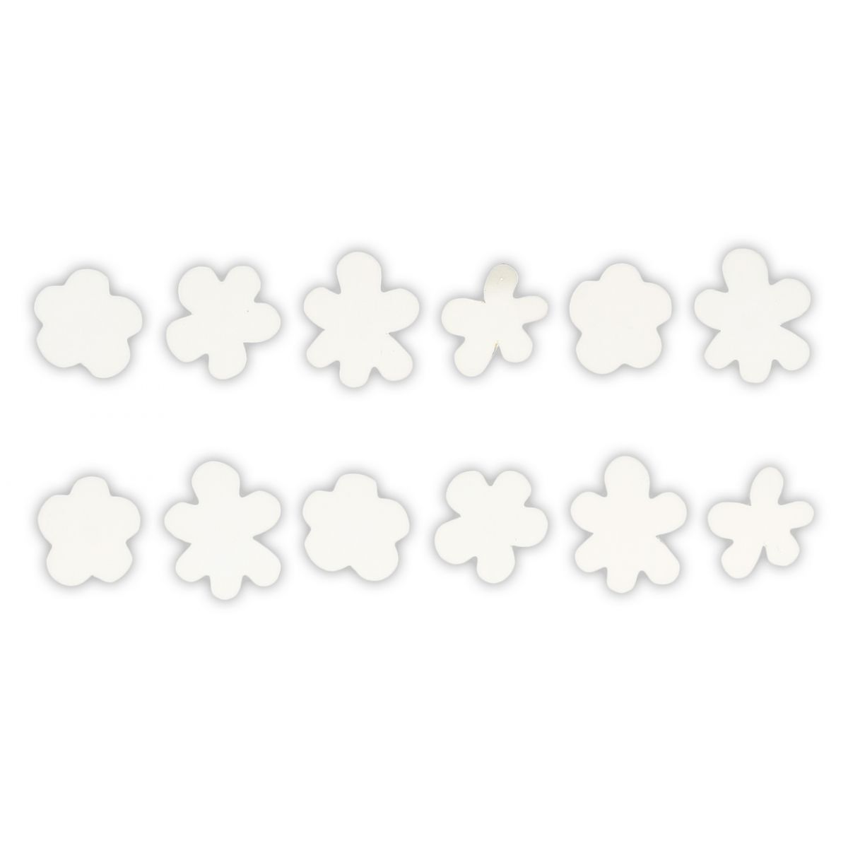 Naklejka (nalepka) Craft-Fun Series papierowe kwiatki z kryształkiem Titanum (7541)
