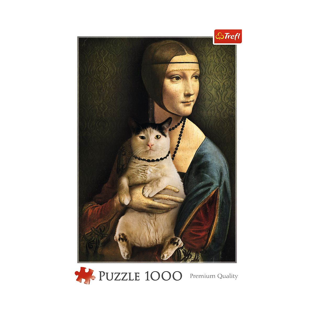 Puzzle Trefl Dama z kotem 1000 el. (10663)