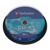 Płyta cd Verbatim CD-R cake 10 700MB x52