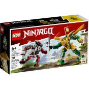 Klocki konstrukcyjne Lego Ninjago starcie Lloyda z Mechem EVO (71781)