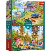 Puzzle Trefl Letni relaks 2x500 el. (37497)