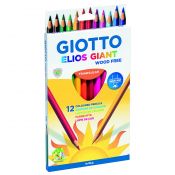 Kredki ołówkowe Giotto Elios Giant 12 kol. (221500)