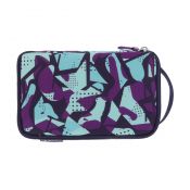 Piórnik kosmetyczka 2 Go Camo Purple Herlitz (50043545)