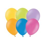 Balon gumowy Partydeco pastelowy 100 szt mix pastelowy 270mm (12P-000)
