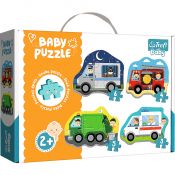 Puzzle Trefl puzzle baby classic pojazdy i zawody 3, 4, 5, 6 el. (36071)