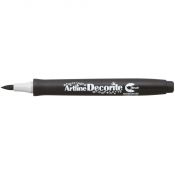 Marker specjalistyczny Artline decorite, czarny pędzelek końcówka (AR-035 3 2)