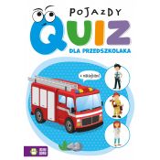 Książeczka edukacyjna Quiz dla przedszkolaka. Pojazdy Zielona Sowa