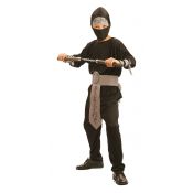 Kostium dziecięcy - Ninja szary pas - rozmiar S Arpex (SD2548-S-1515)