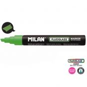 Marker specjalistyczny Milan do szyb fluo, zielony 2,0-4,0mm ścięta końcówka (591296012)