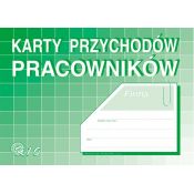 Druk offsetowy Karta przychodów pracowników A5 32k. Michalczyk i Prokop (K-10)