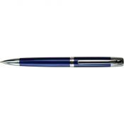 Długopis obrotowy 20KB008  Titanum metalowy niebieskie jodełkowy wzór niebieski wkład 0,7 mm