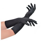 Akcesoria do kostiumów rękawiczki wieczorowe białe lub czarne Arpex (SR9144)