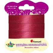 Wstążka Titanum Craft-Fun Series 15mm czerwona 4m (344539)