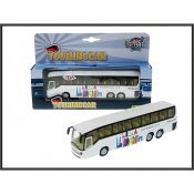Autobus metalowy, światło i dźwięk, 19 cm na napęd Hipo (510761)