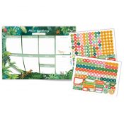 Kalendarz biurkowy Rexus dżungla 335mm x 241mm