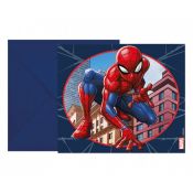 Zaproszenie Spiderman 6szt. Godan (93951)