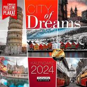 Kalendarz ścienny Kukartka classic CITY OF DREAMS 300mm x 300mm
