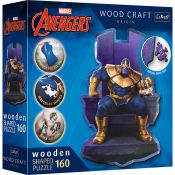 Puzzle Trefl Avengers Drewniane Thanos na Tronie 160 el. (20184)