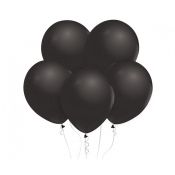Balon gumowy Godan Beauty&Charm metaliki 10szt. czarny 12cal (CB-1MCZ)