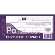 Druk samokopiujący Michalczyk i Prokop Przyjęcie odpadu jednopozycyjne 1/3 A4 80k. (384-8)