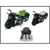 Motocykl 10,5cm metal z napędem 4-kolory Hipo (HX144)