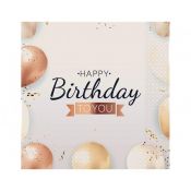 Serwetki Godan HAPPY BIRTHDAY mix papier [mm:] 330x330 (PW-SEHB)