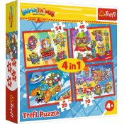 Puzzle Trefl Tajni Szpiedzy 4w1 el. (34376)