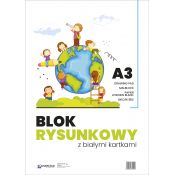 Blok rysunkowy Wektor A3 biały 80g 20k [mm:] 297x420