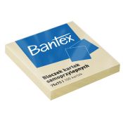 Notes samoprzylepny Bantex żółty 100k [mm:] 75x75 (400086384)