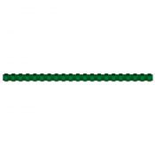Grzbiety do bindowania A4 zielony plastik śr. 14mm Titanum