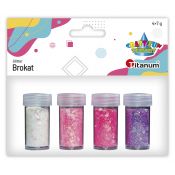 Brokat Titanum Craft-Fun Series kolor: mix 4 kolor. (21HL0820-114(3))