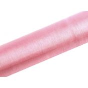 Organza Partydeco organza Gładka 0,16mm różowa 9m (ORP16-081J)