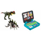 Pakiet PROMOCJA dinozaur gigant JW+ laptop malucha FP Hlp23+HHX33 Mattel (498545+496268)