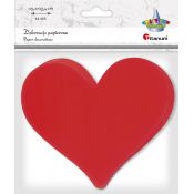 Serce Titanum Craft-Fun Series papierowe czerwone (TC191100)