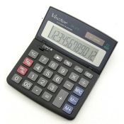 Kalkulator na biurko Vector (KAV DK-215 BLK)