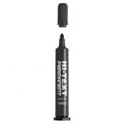 Marker permanentny Fibracolor HI-TEXT, czarny 4,5mm ścięta końcówka (830)