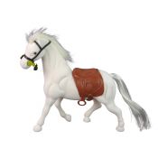 Figurka Lean koń biały 17cm (13375)