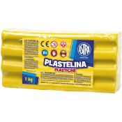 Plastelina Astra 1 kol. żółta 1000g