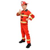 Kostium dziecięcy - Czerwony strażak - rozmiar S Arpex (SD2999-S-2312)