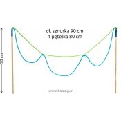 Bańki mydlane Bemag sznurek kijek do baniek 3 oczka