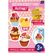 Zestaw plastyczny Interdruk Muffinki (ZESKREMUF)